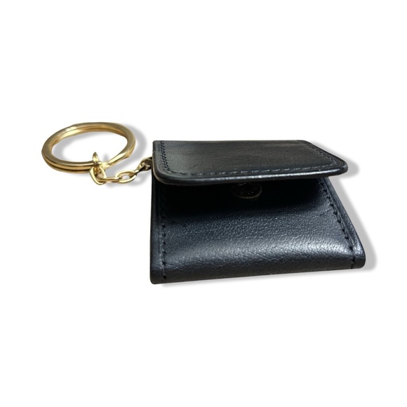 Very Rare HTF Vintage Coach Signature Photo Key Fob Bag Charm | Black | No. 5806 - Picture 6 of 16